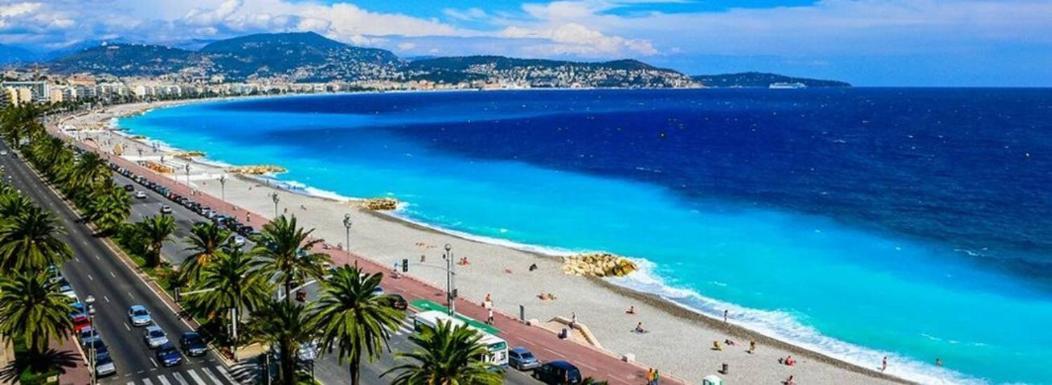 Vue Mer Et Montagne Panoramique Nice Bagian luar foto